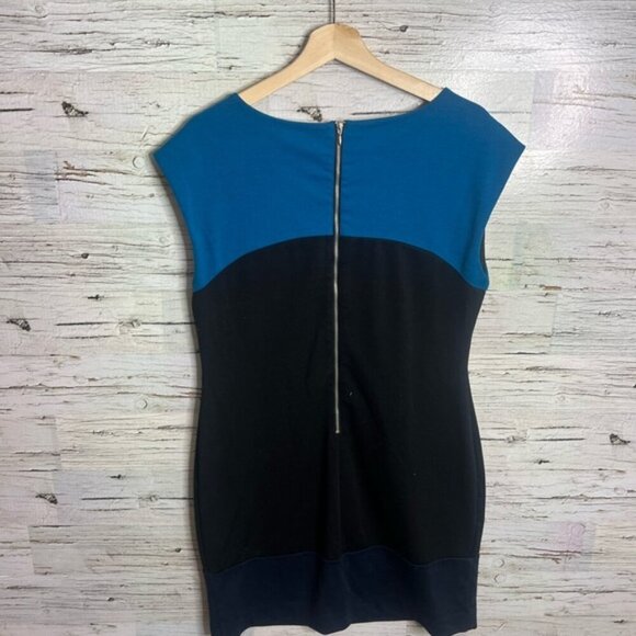 Banana republic black blue color black dress size 10 petite - Picture 7 of 7